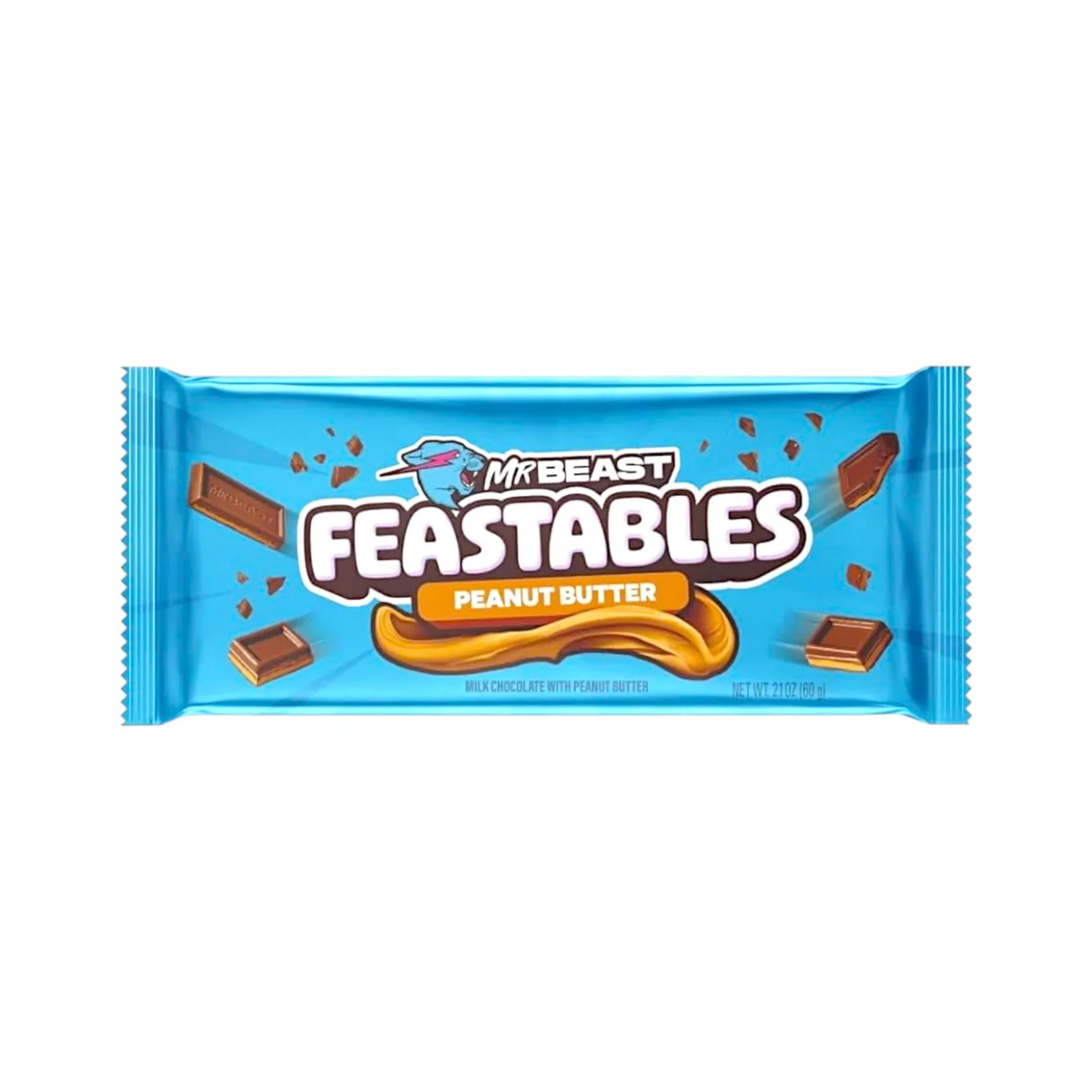 Mr Beast Feastables Peanut Butter 60g
