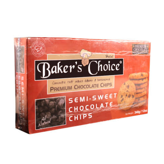 Bakers Choice Semi Sweet Chocolate Chips 340g