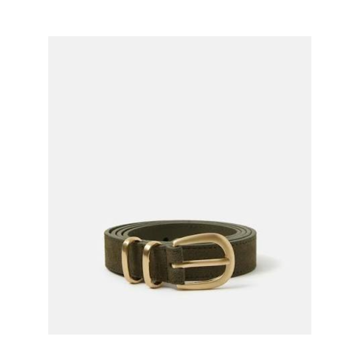 Marks & Spencer Faux Suede Belt Size 34-36 Natural