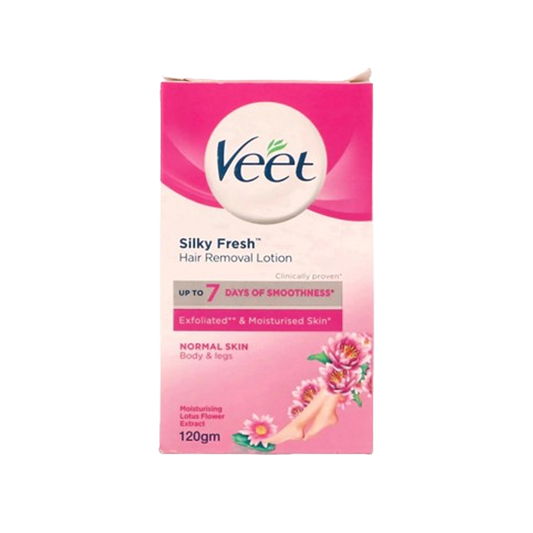 Veet Hair Removal Lotion Silky Fresh Normal Skin 120g