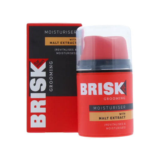 BRISK Grooming Malt Extract Face Moisturiser 50ml