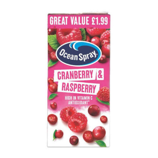 Ocean Spray Cranberry & Raspberry Juice 1ltre