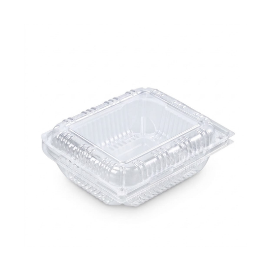 Turkish Plastic Food Containers Transparent Disposable With Lid 500gm