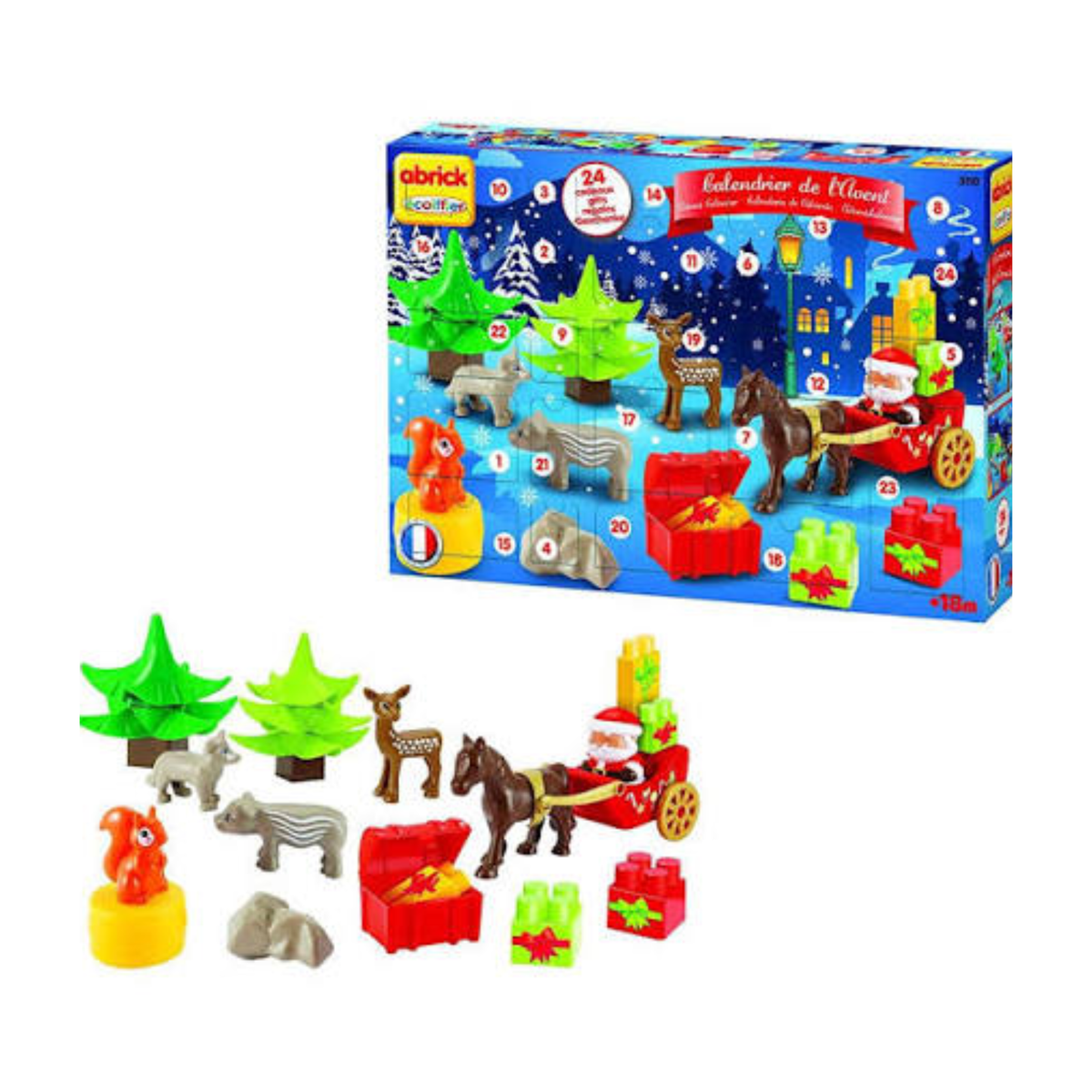 Ecoiffier Abrick Advent Calendar