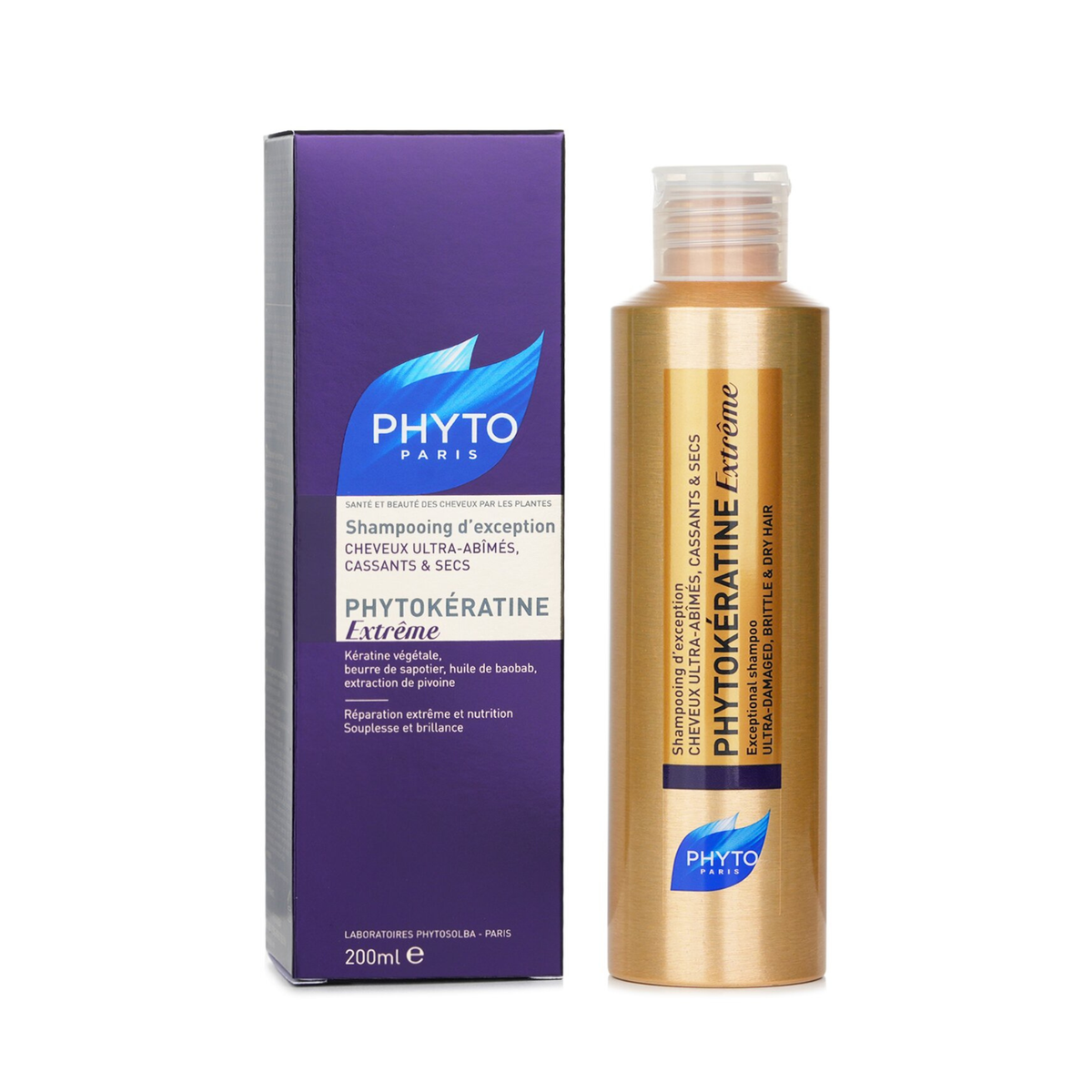 Phyto Phytokeratine Extreme Exceptional Shampoo 200ml