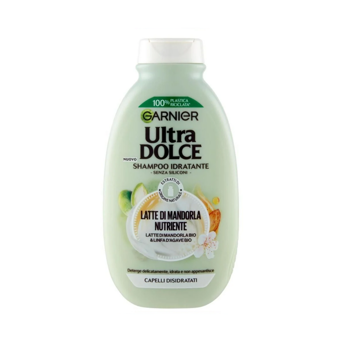 GARNIER Latte di Mandorla Nutriente Shampoo Idratante 300ml