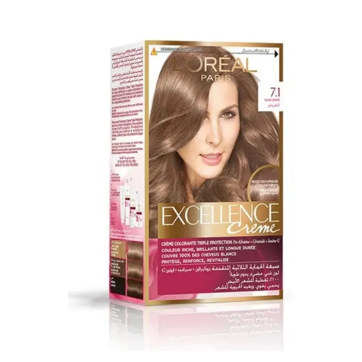 Loreal Paris Excellence Creme 7.1 ASH Blonde