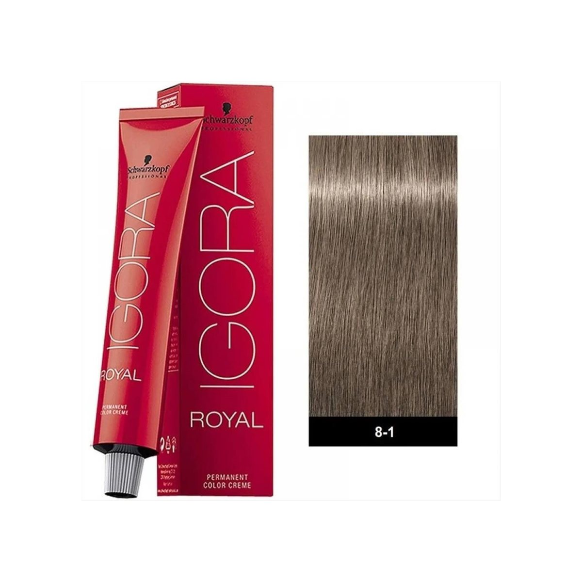 Schwarzkopf Igora Royal Hair Color Light Silver Blonde 60ml 8-1