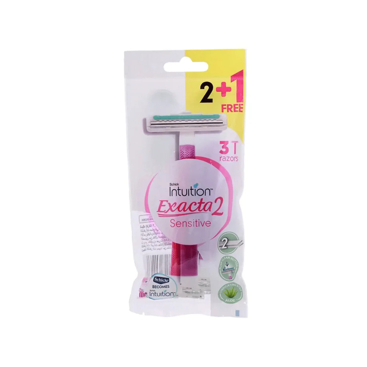 Schick Execta 2 Women Sensitive Razor 2+1