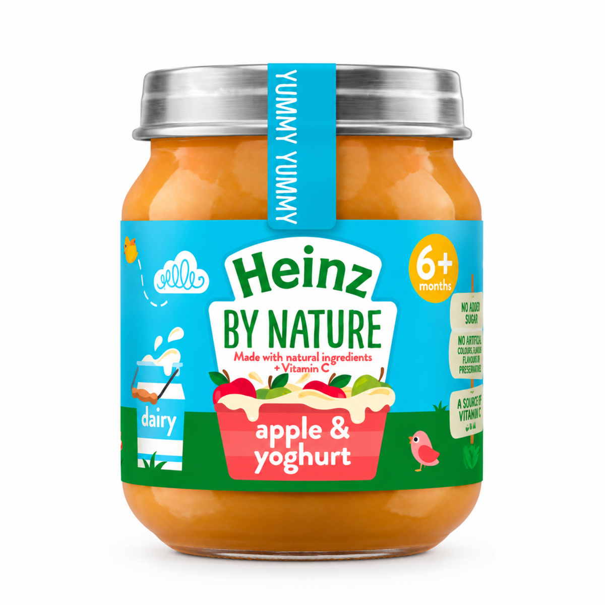 Heinz By Nature Pudding Apple Yogurt 120g