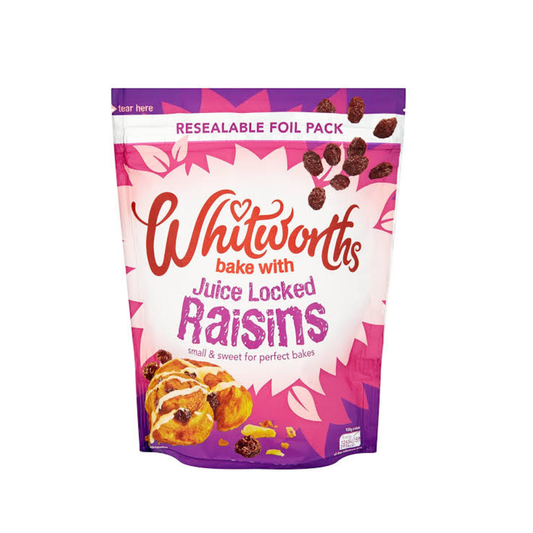 Whitworths Bake with Juice Locked Raisins 325g