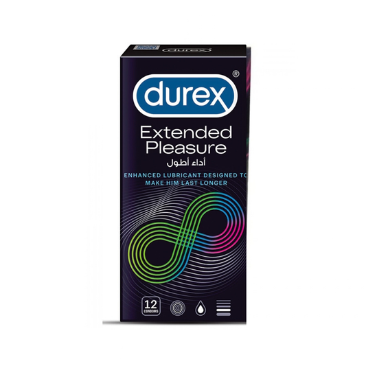 Durex Condom 12 Pack Extended Pleasure