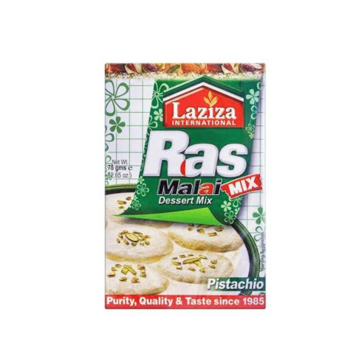 Laziza Ras Malai Mix Pistachio 75g