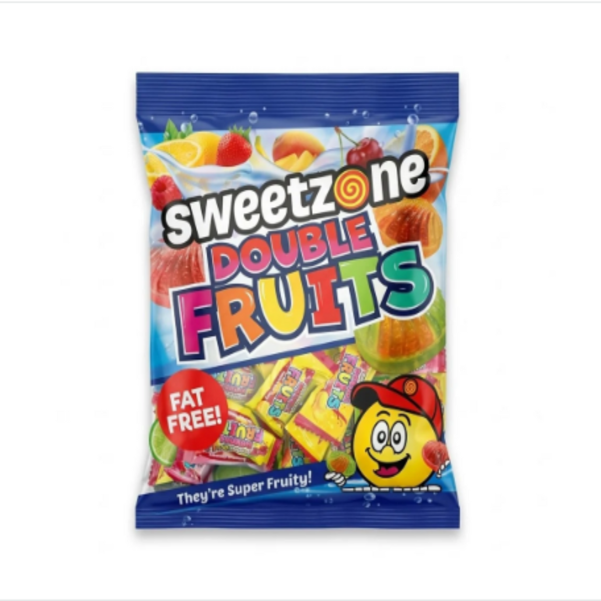 SweetZone Double Fruits Fat Free Chewy 180g