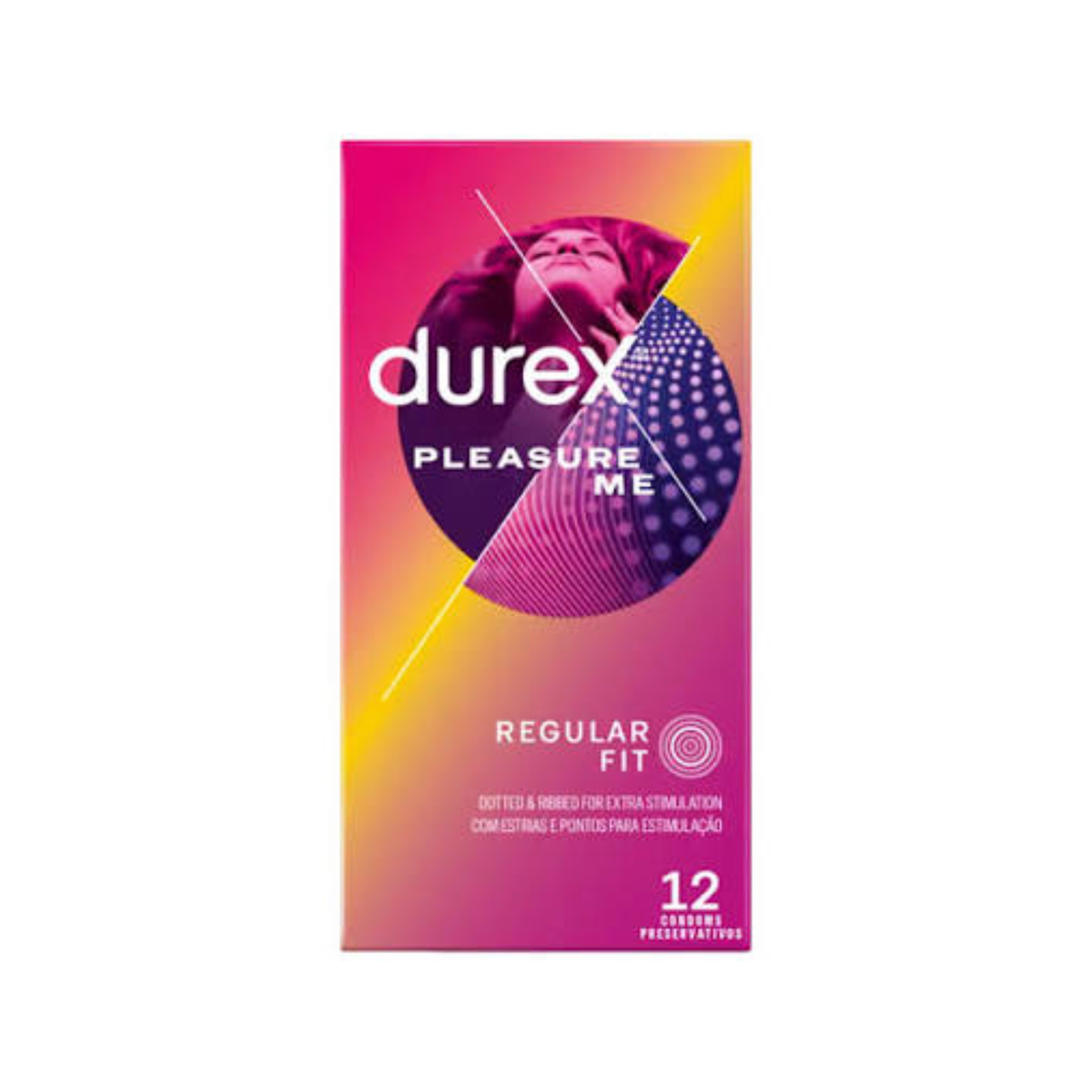 Durex Pleasure Me Regular Fit Condoms 12 Pack