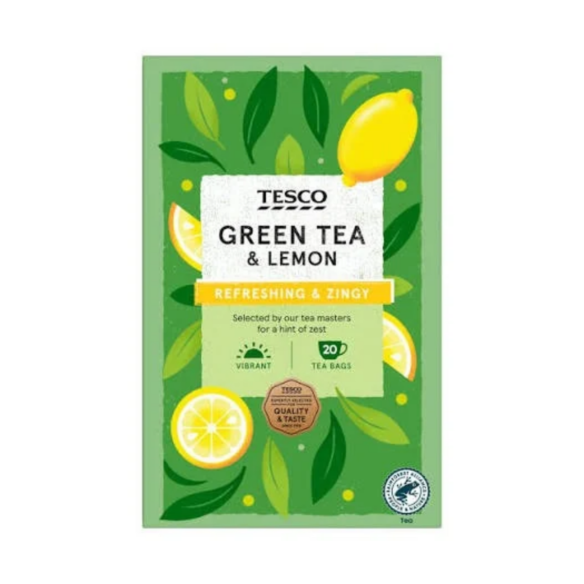 Tesco green tea & lemon 50g