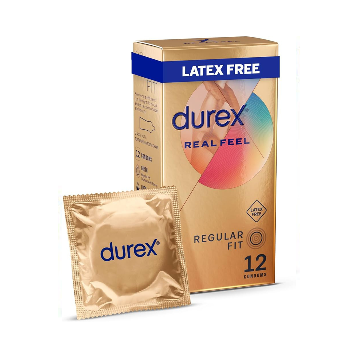Durex Condom 12 Pack Real Feel
