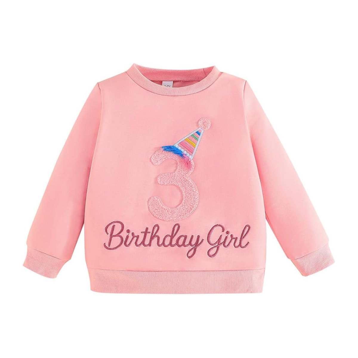 Outfit Kids Girls Pink Sweatshirt With Broderie Sleeves Colour: Pink
