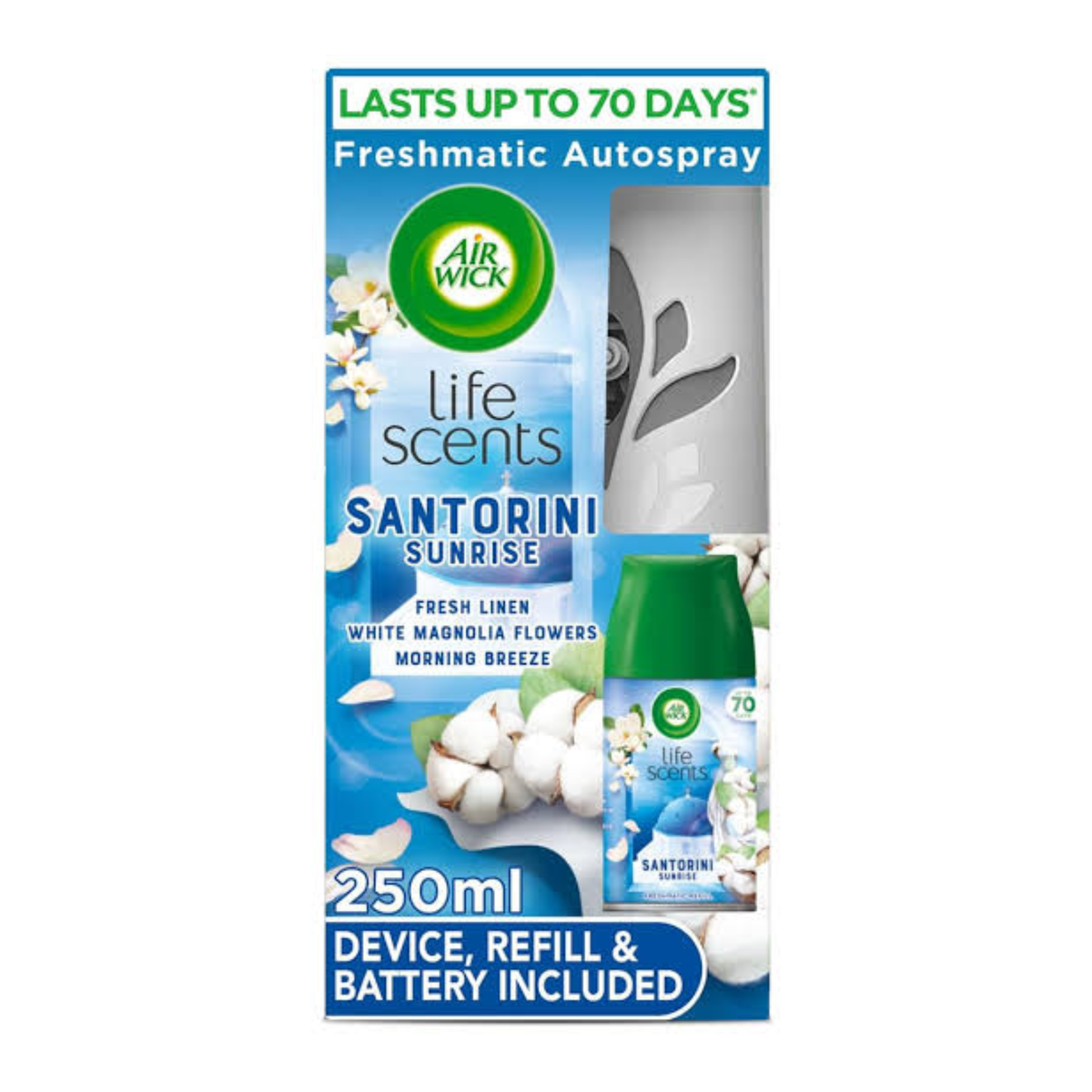 Air Wick Life Scents Santorini Sunrise Freshmatic Kit 250ml