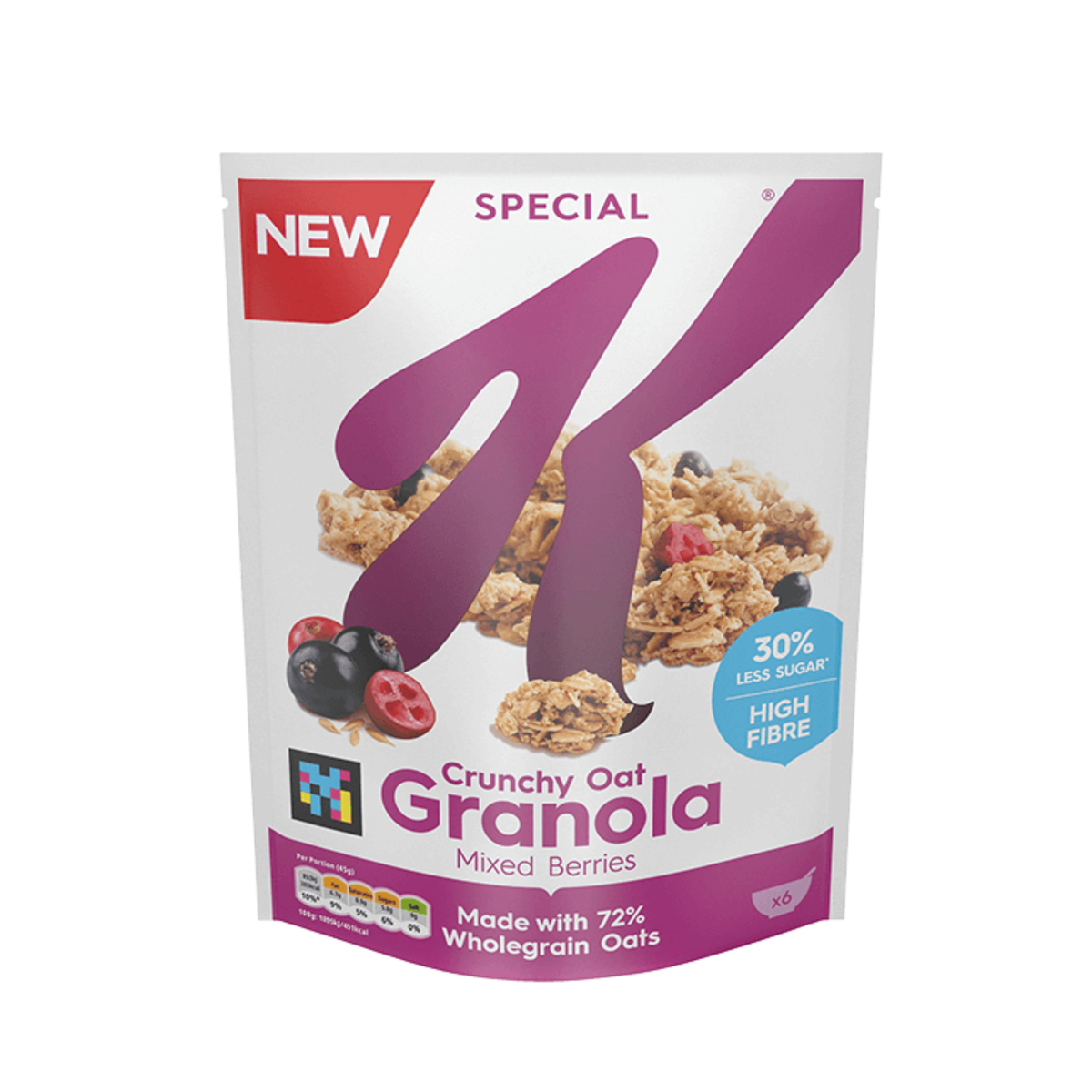 Kelloggs Special K Crunchy Oat Granola Mixed Berries 350g