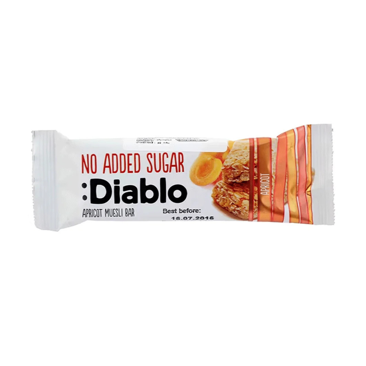 Diablo Apricot Muesli Bar 30gm