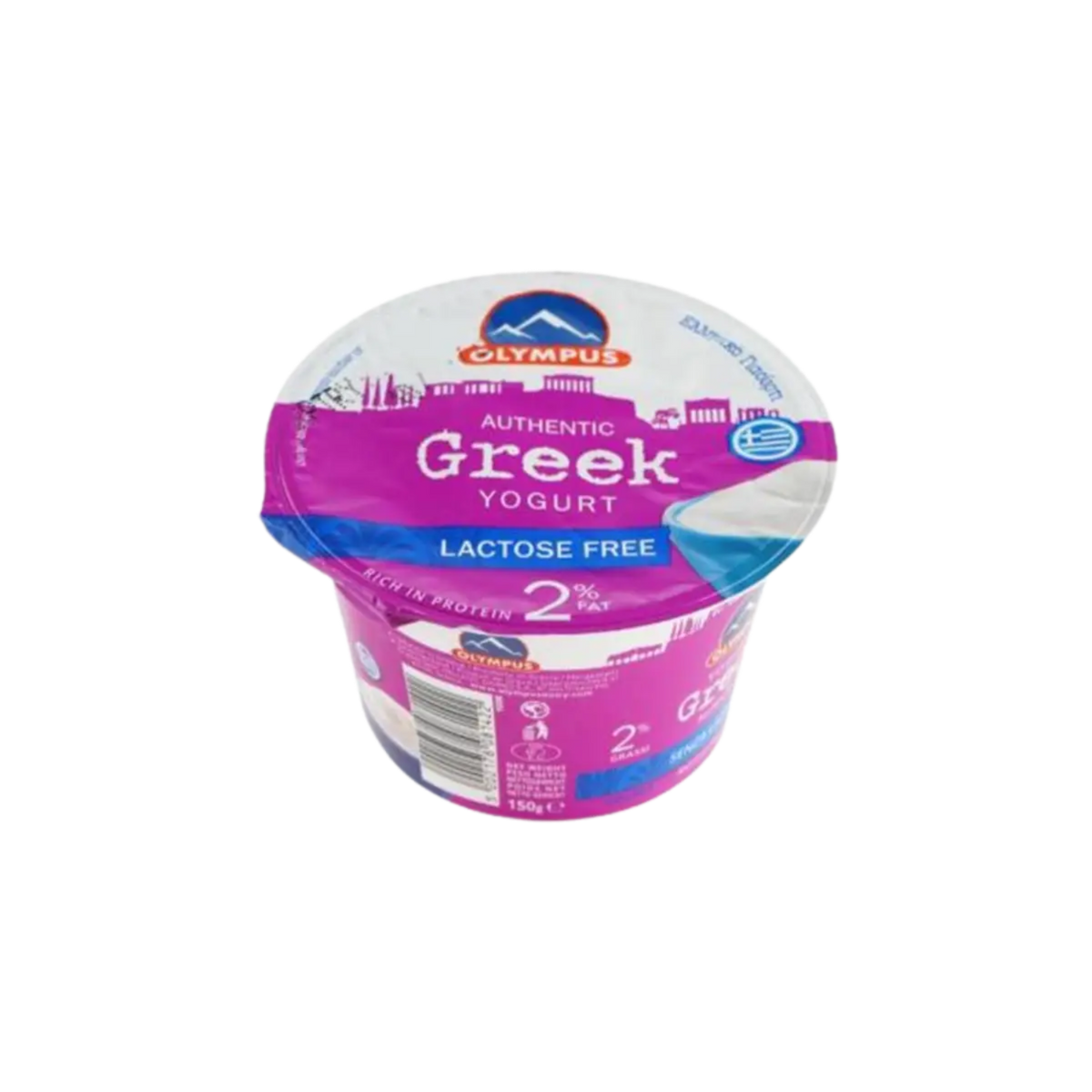 Olympas Greek Lactose Free Yogurt 2% Fat 150G