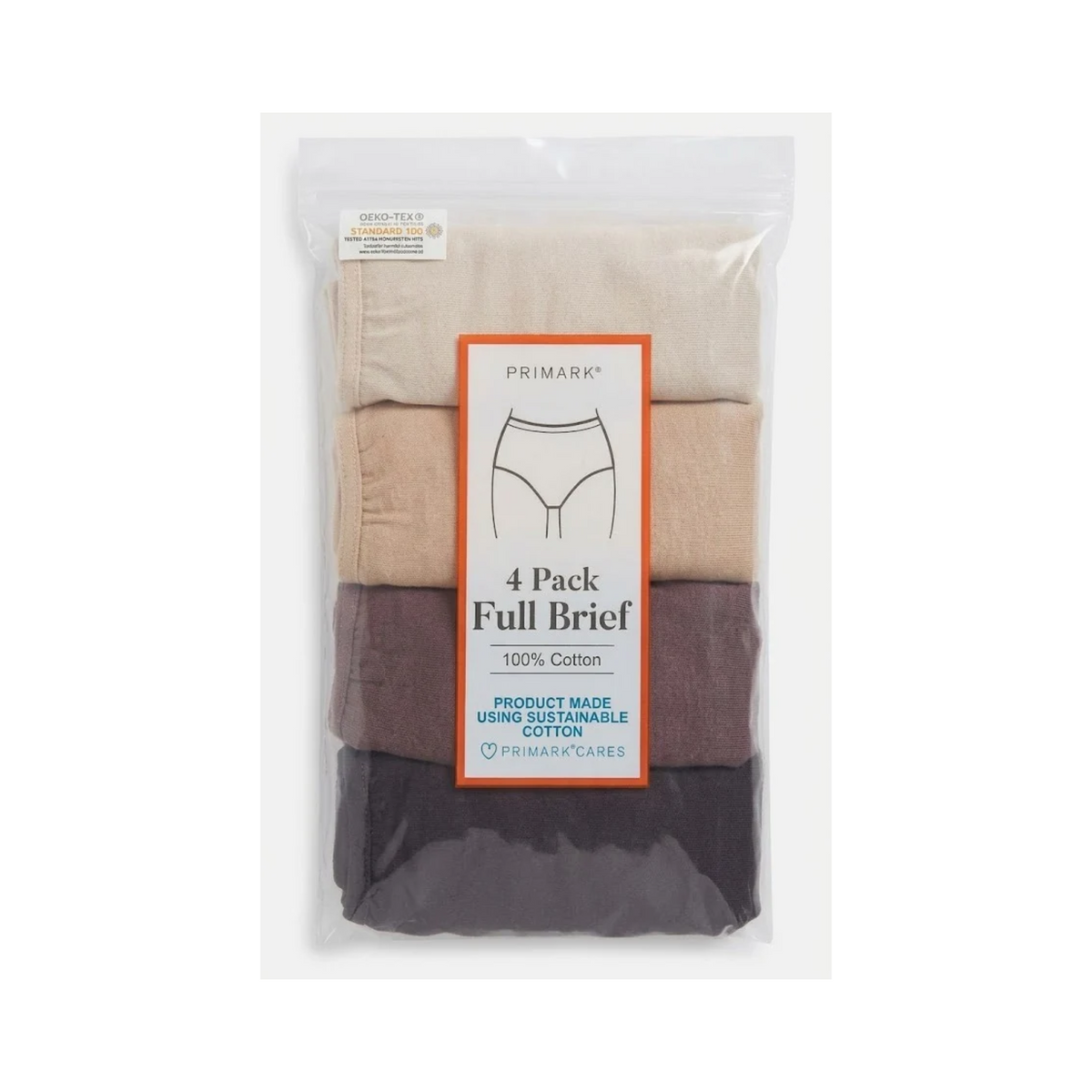Primark Full Brief Cotton 1Pc Small