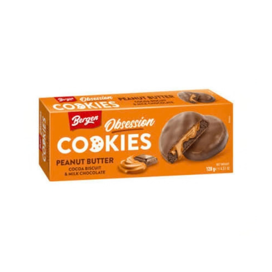 Bergen Cookies Peanut Butter 128g