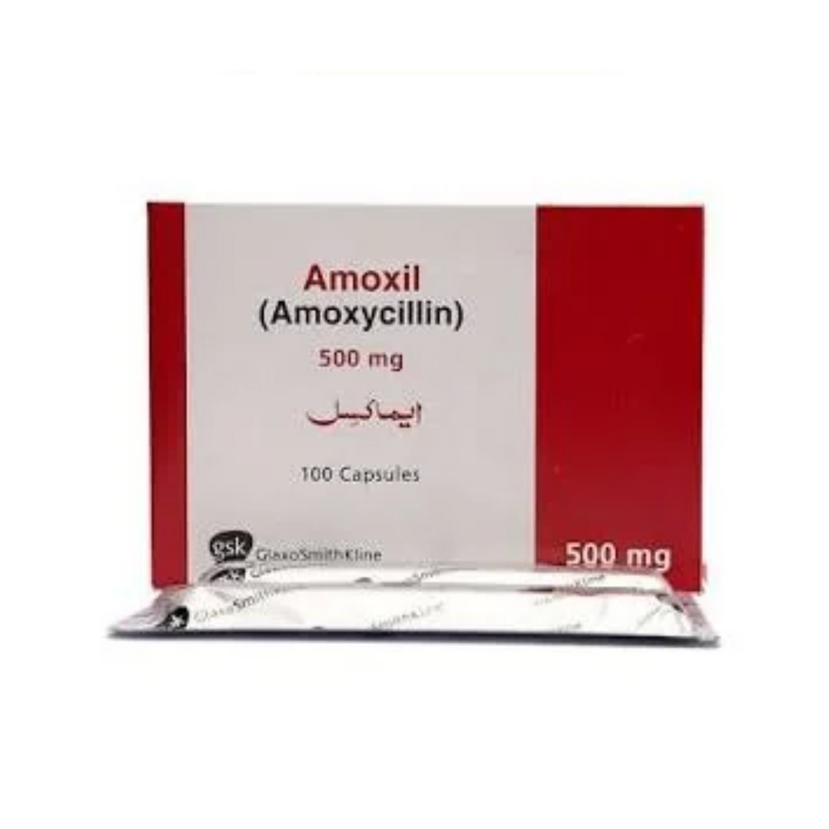 Amoxil 500 Cap 100