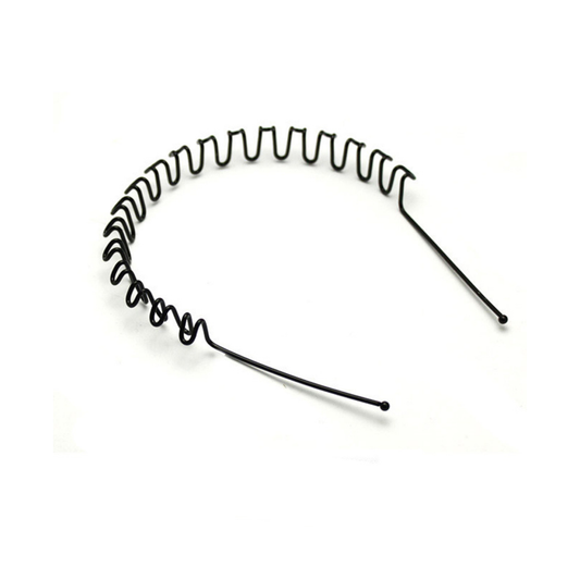 Black Metal Men Hair Band