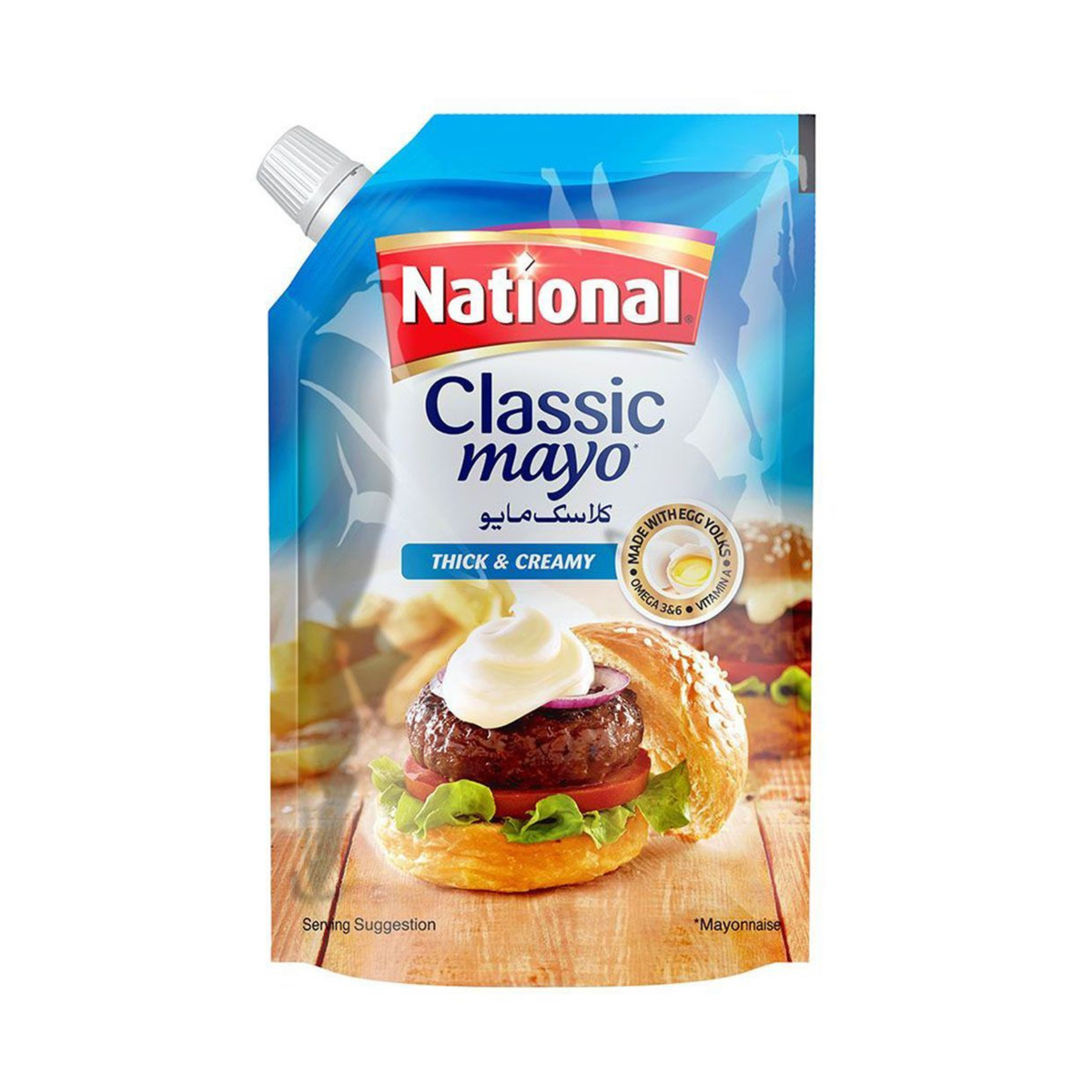 National Classic Mayo Pouch 500g