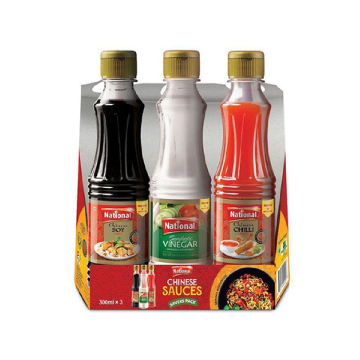 National Chinese Sauces Trio Pack 900ml