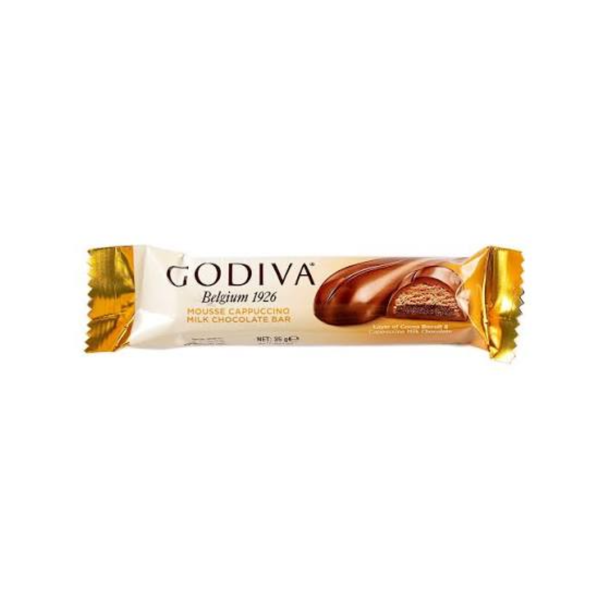 GODIVA Mousse Cappuccino Milk Chocolate 35g