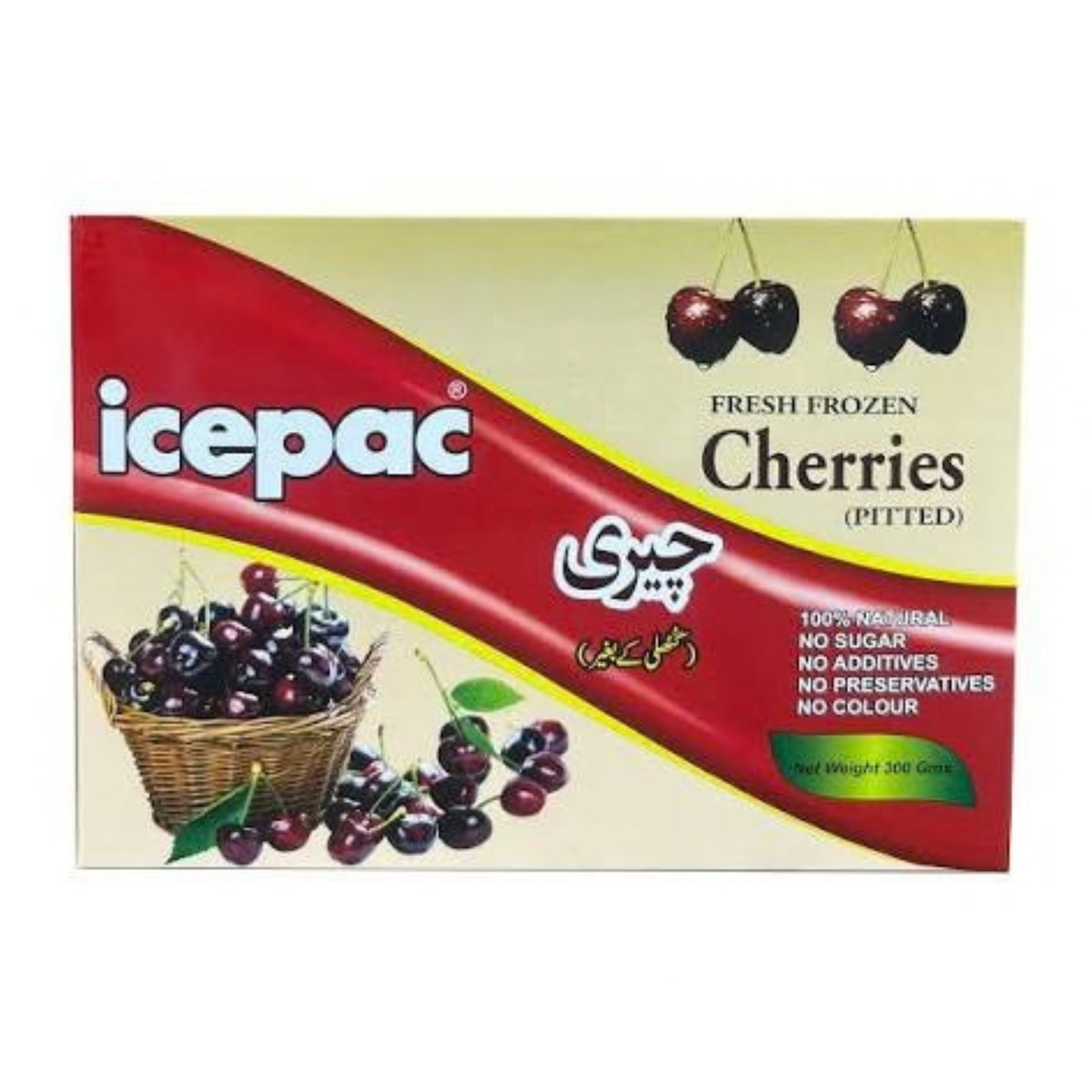 Icepac Frozen Pitted Cherries 300g