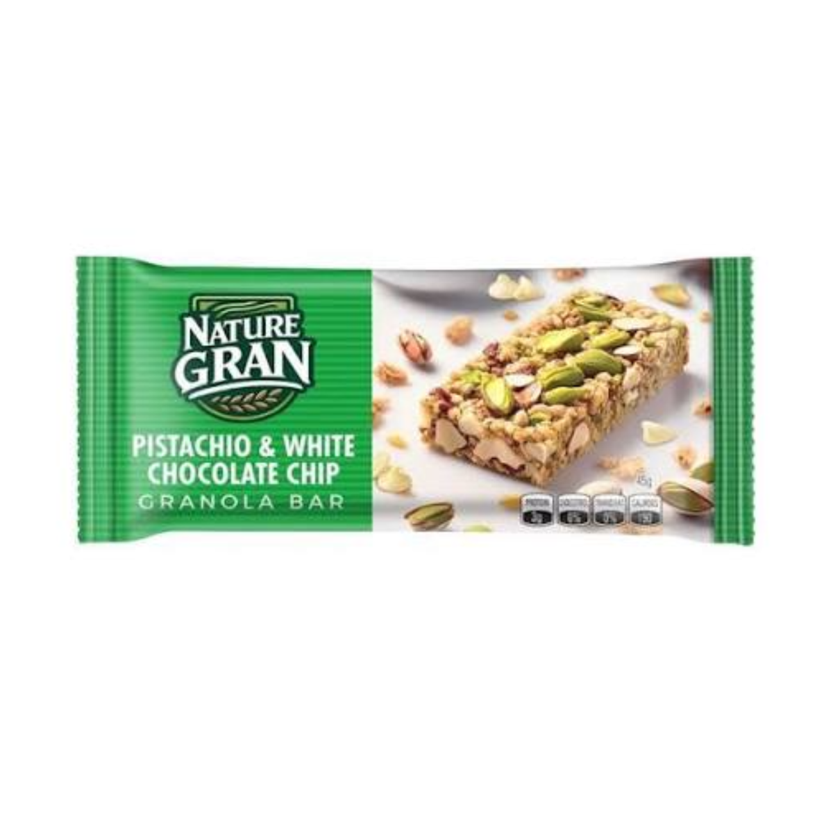 Nature Grain Pistachio & White Choc Chip 45g