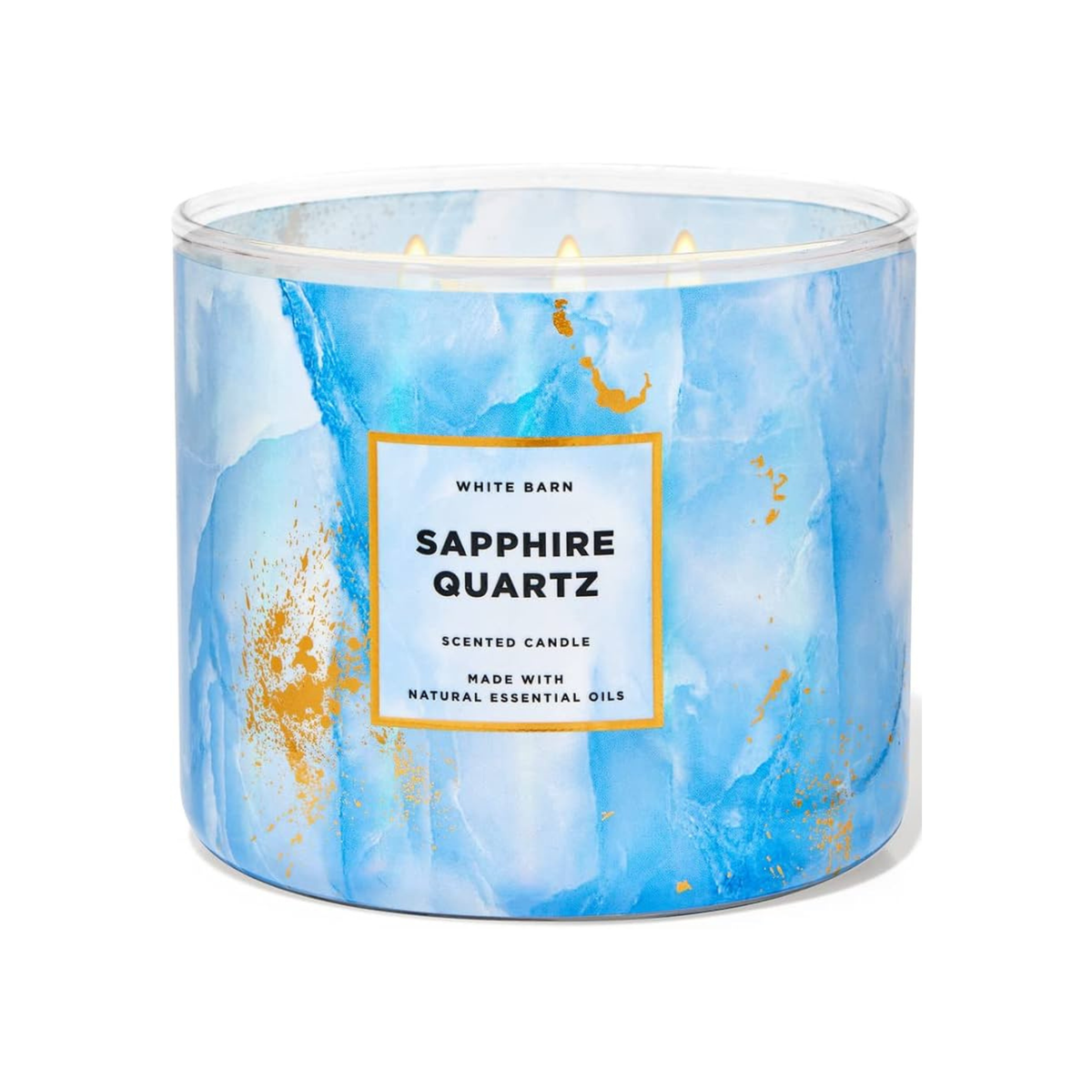 Bath And Body Works Candle 3 Wick Sapphire Quartz 411g