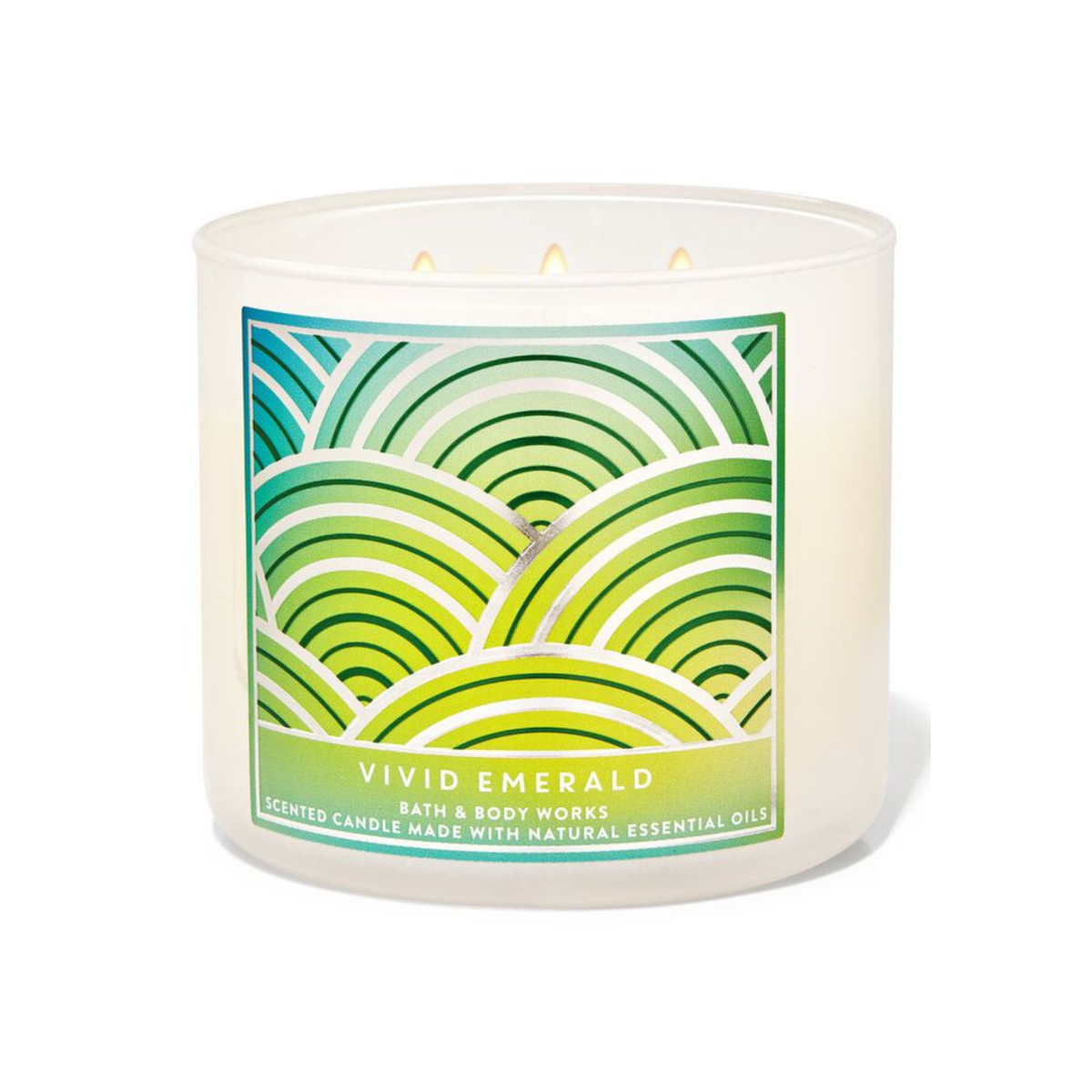 Bath And Body Works Candle 3 Wick Vivid Emerald 411g