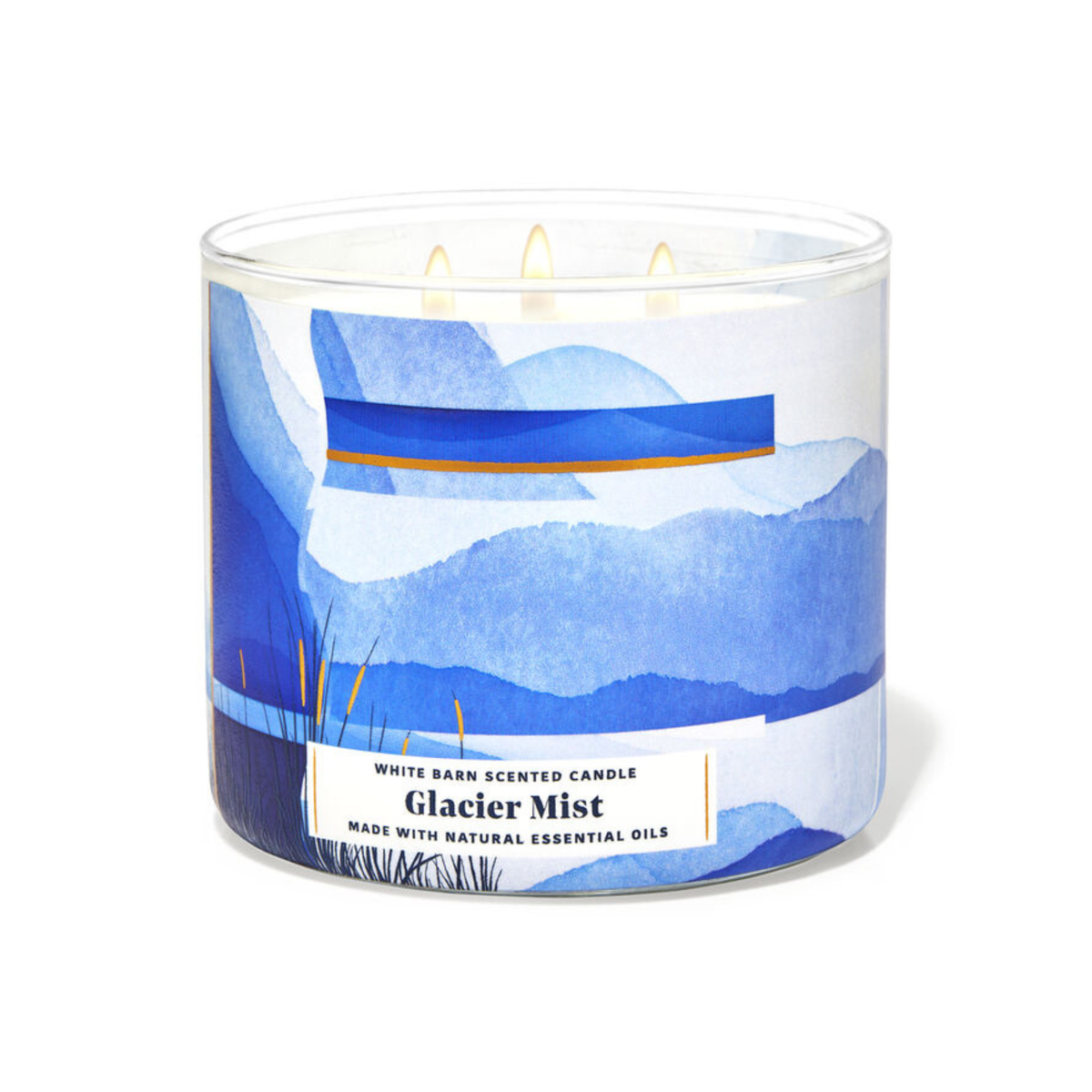 Bath And Body Works Candle 3 Wick Glacier Mist 411g