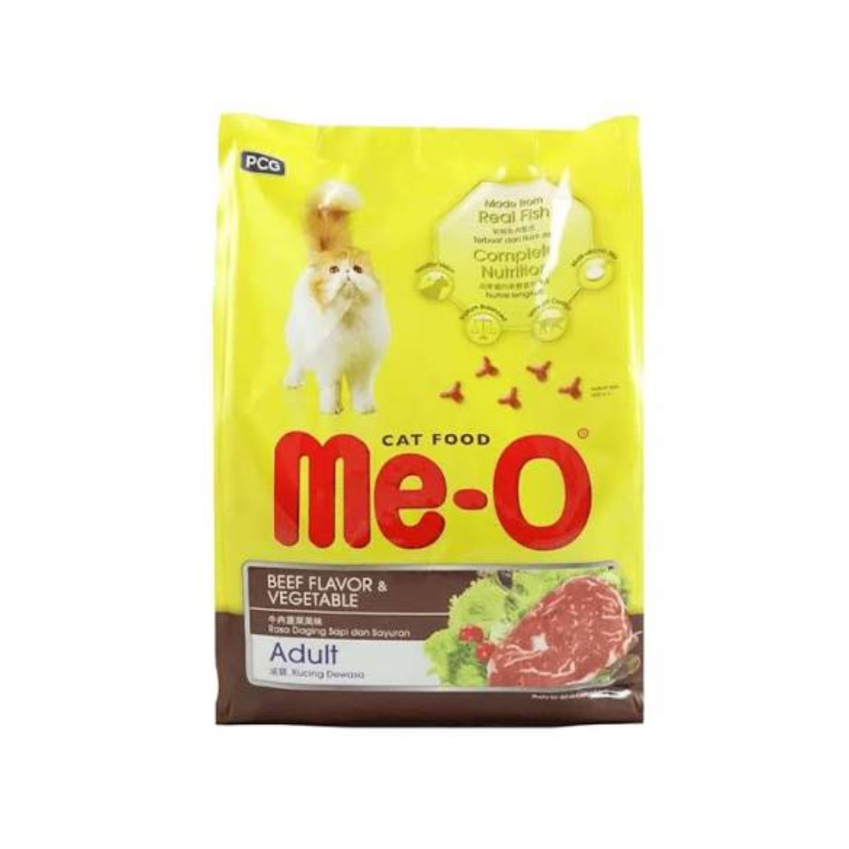 Me-O Adult Cat Food Beef & Veg 