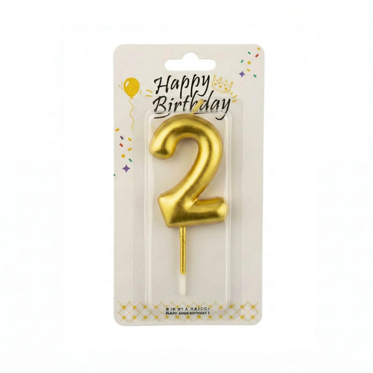 Happy Birthday Number Candle
