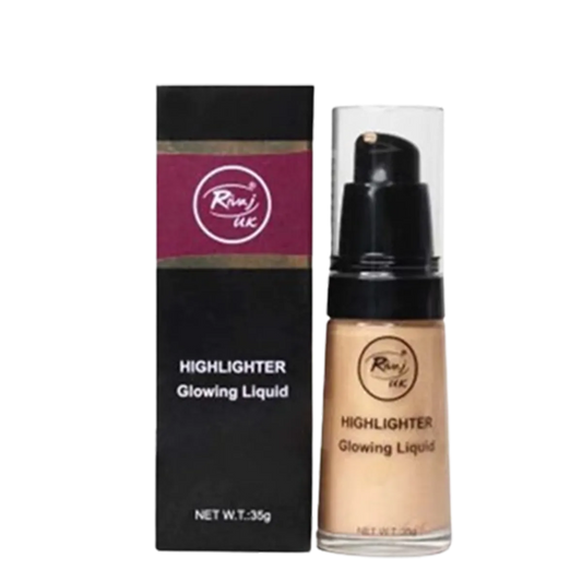 Rivaj UK Cosmetics Highlighter Glowing Liquid Shade # 01