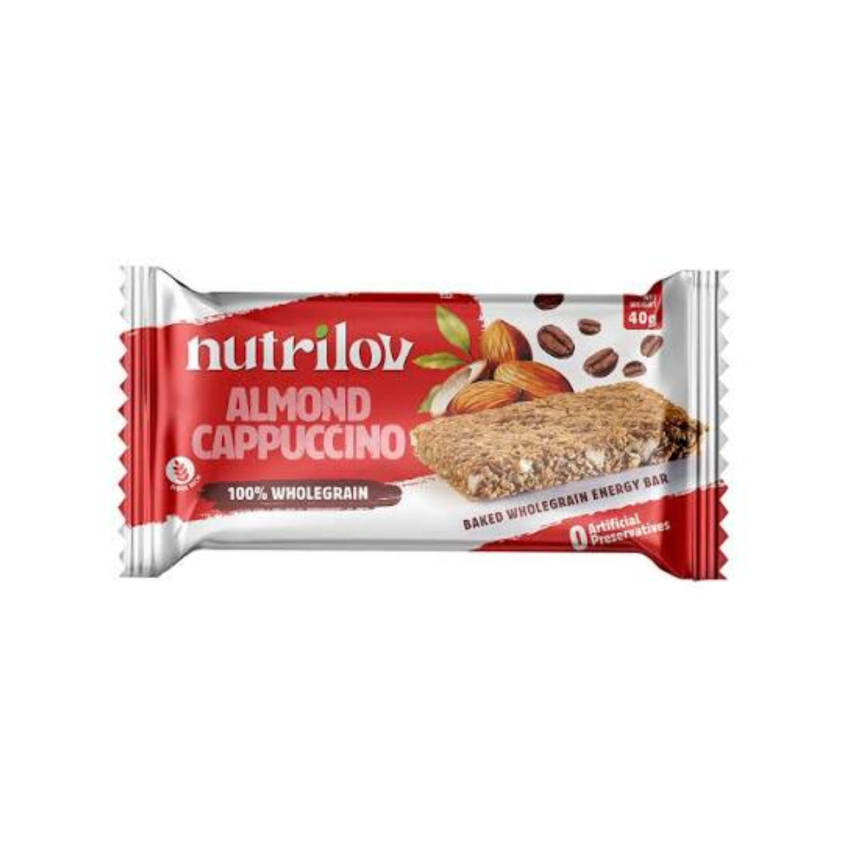 Nutri Lov Almond Cappuccino Bar 45g
