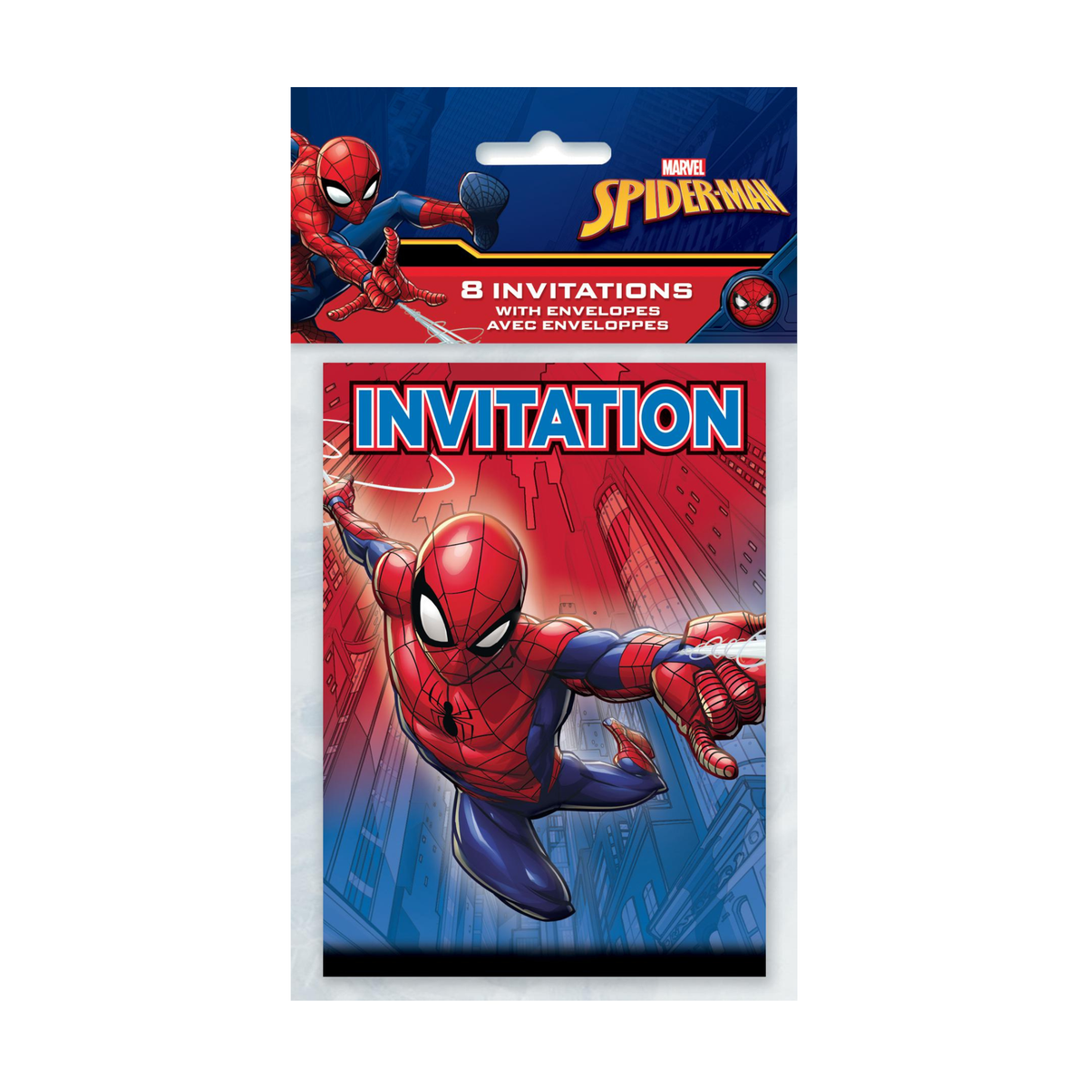 Party (C8,Invitations Cards) Spider Man