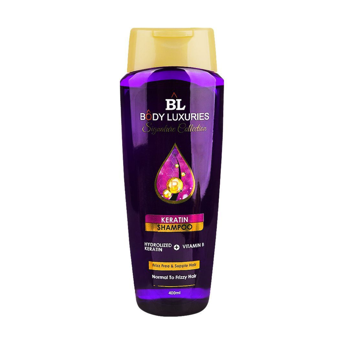 Body Luxuries Shampo 400ml (keratin) Normal to freizzy