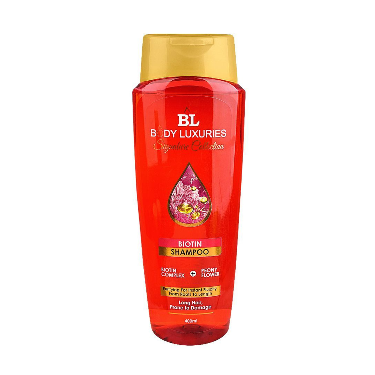 Body Luxuries Shampo 400ml (Biotin) long hair,prone to