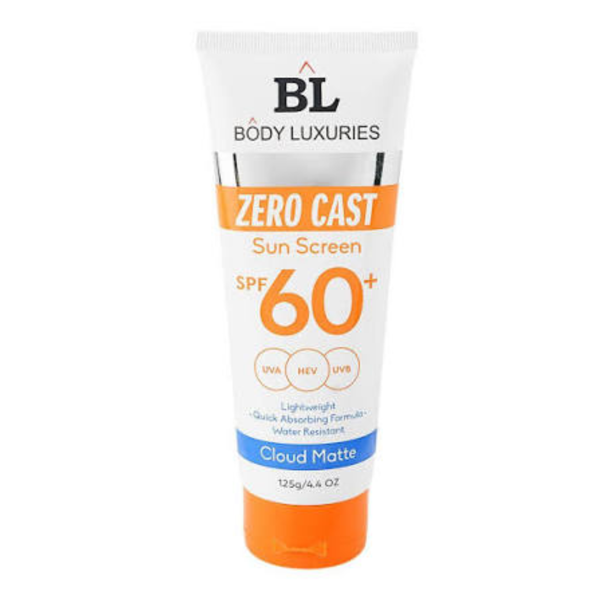 Body luxuries Zero cast sun screen spf 60+ 125g
