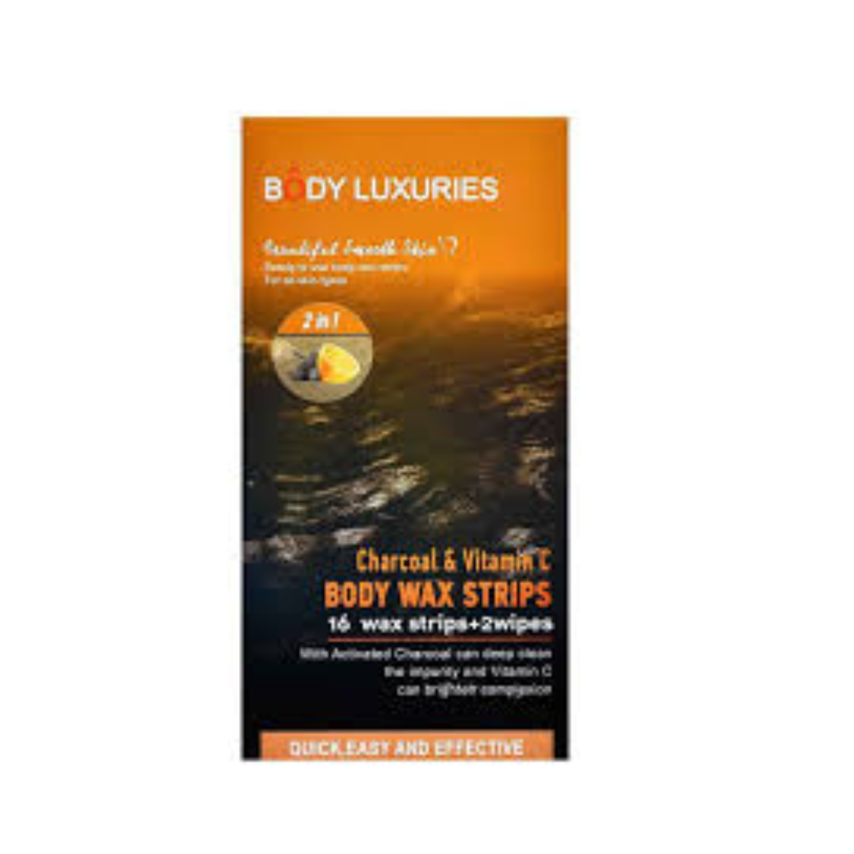 Body Luxuries Charcoal Body Wax 16 Strips