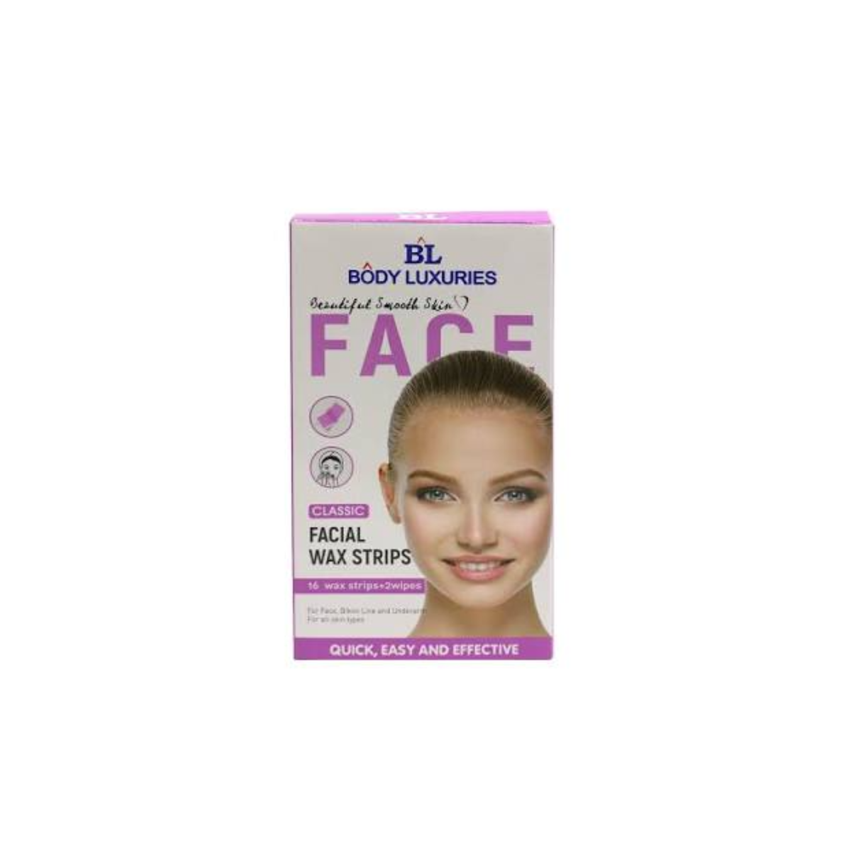 Body Luxuries Classic Facial Wax 18 Strips