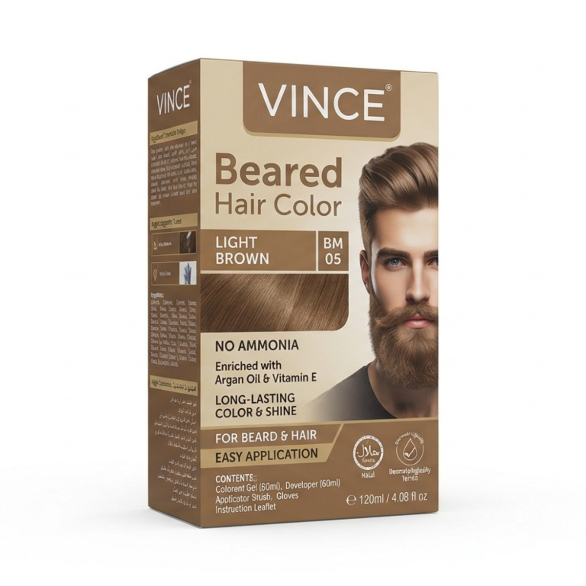 Vince Beared Hair Color Light Brown BM 05