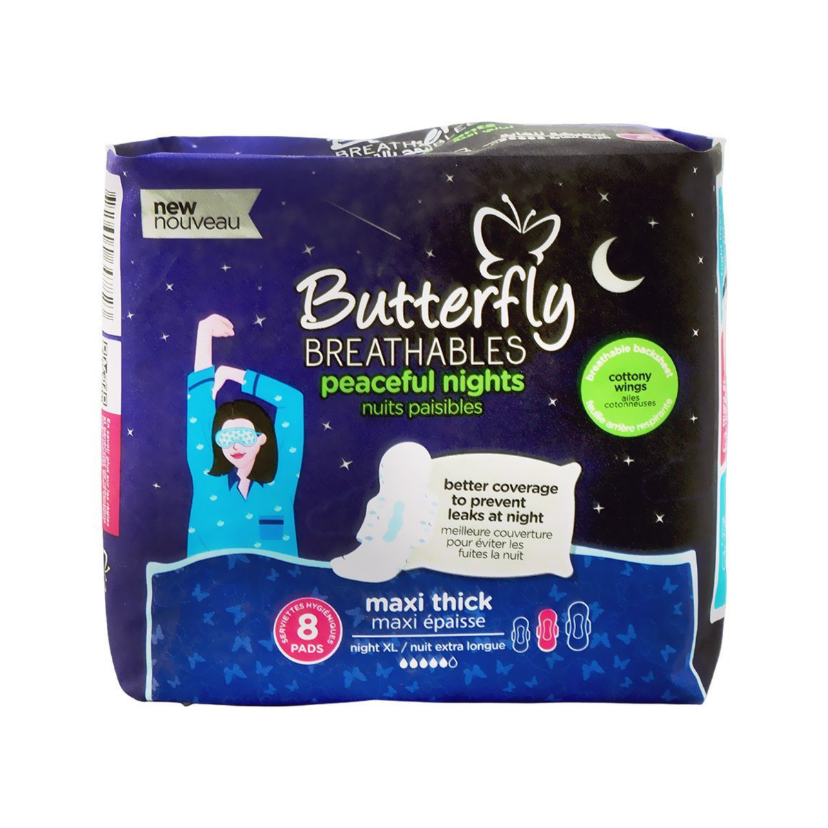 Butterfly Breathables Maxi Night xl 8pads